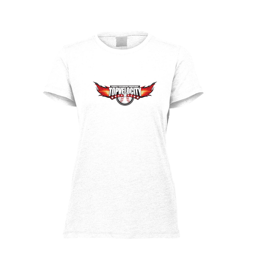 [FTSCUBWH-FAXS-LOGO1] Decker Women's Tri-Blend T-Shirt - Short Sleeve (Female Adult XS, White, Logo 1)